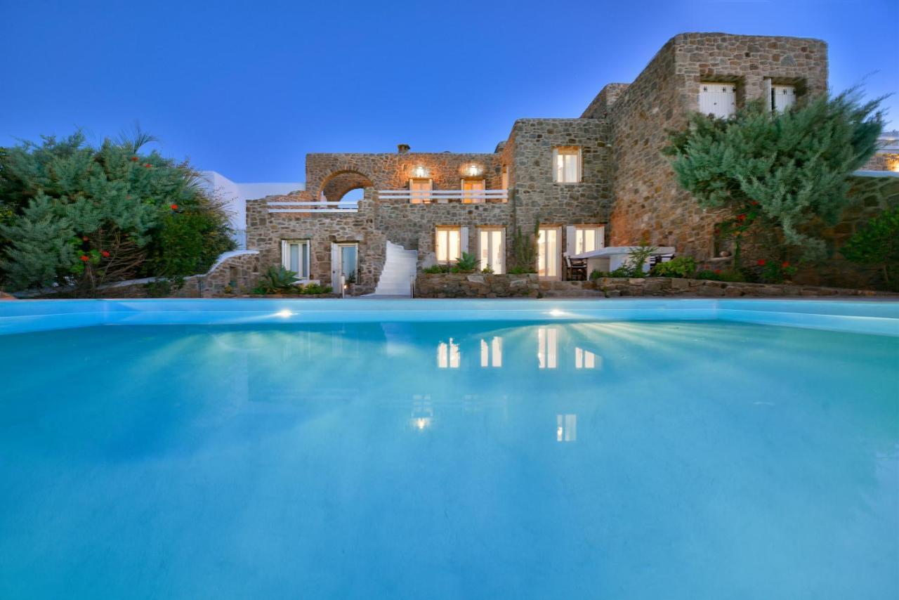 Mykonos Dream Villas Ftelia  Eksteriør billede