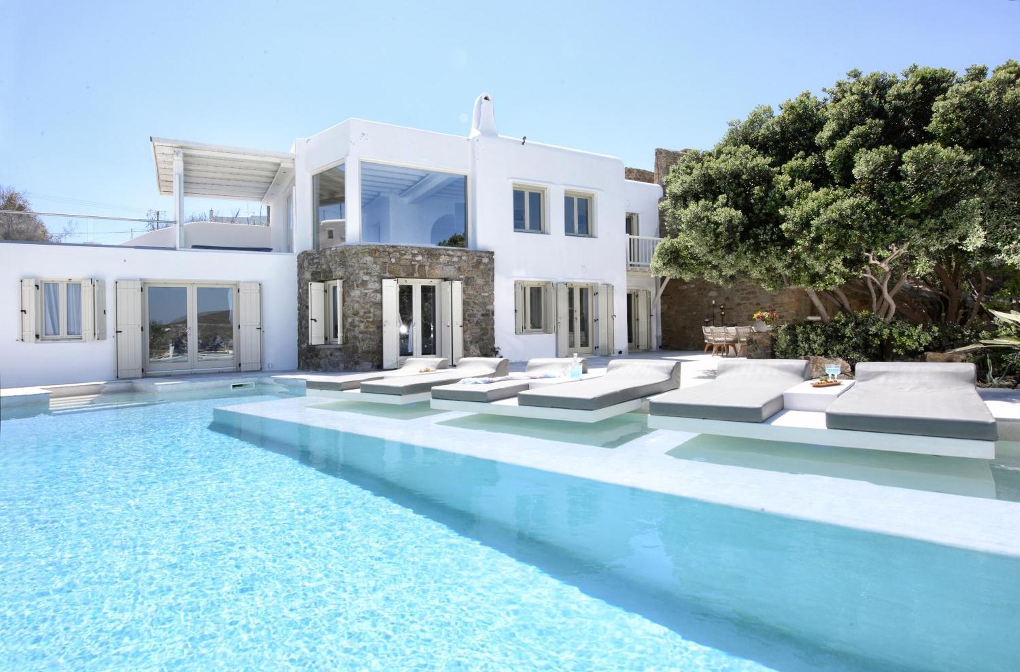 Mykonos Dream Villas Ftelia  Eksteriør billede